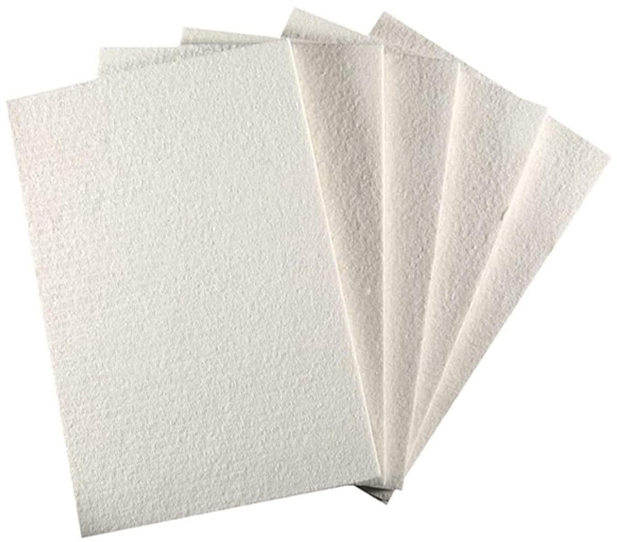 Keramische vezelplaat - Isolatieplaat warmte - Hoge temperatuur isolatie - Harde textuur taaiheid - 300x200x5mm - Wit