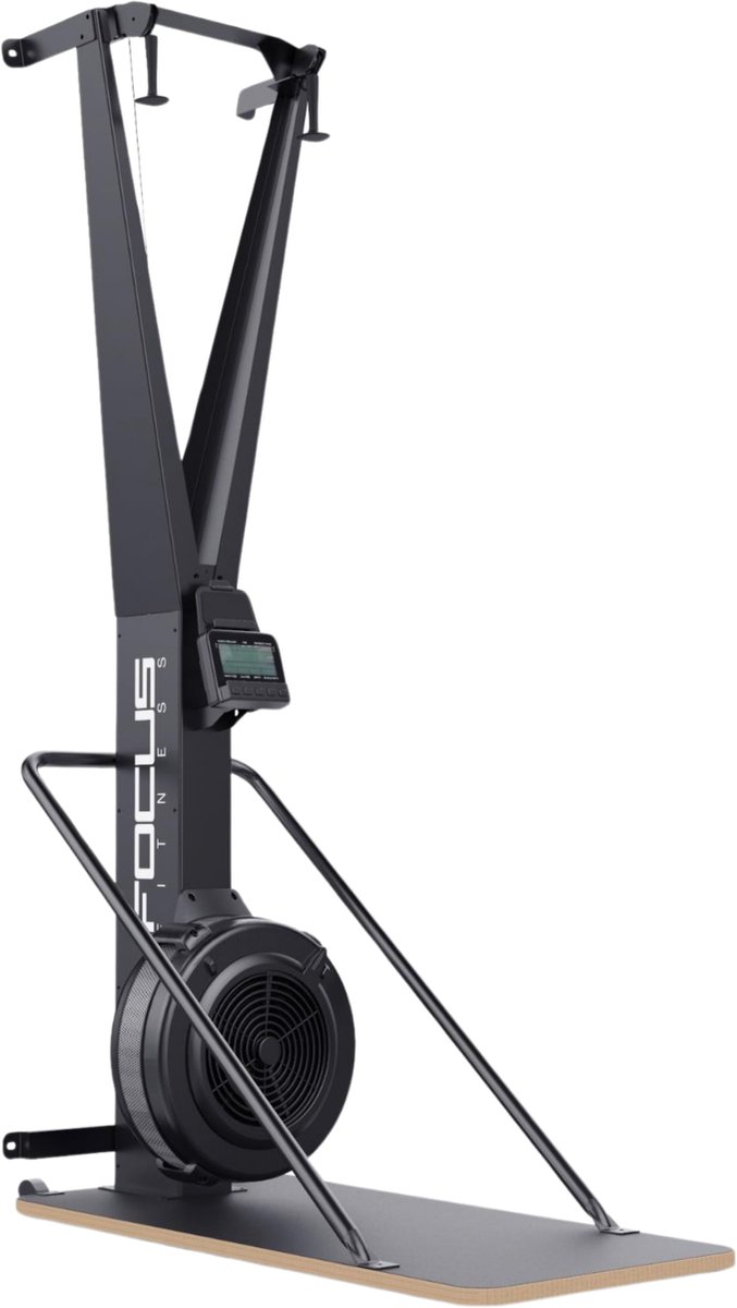 Focus Fitness Stream S6 Ski Erg – Ski Trainer – Luchtweerstand – Bluetooth – Full Body Workout – Zelfgenererend