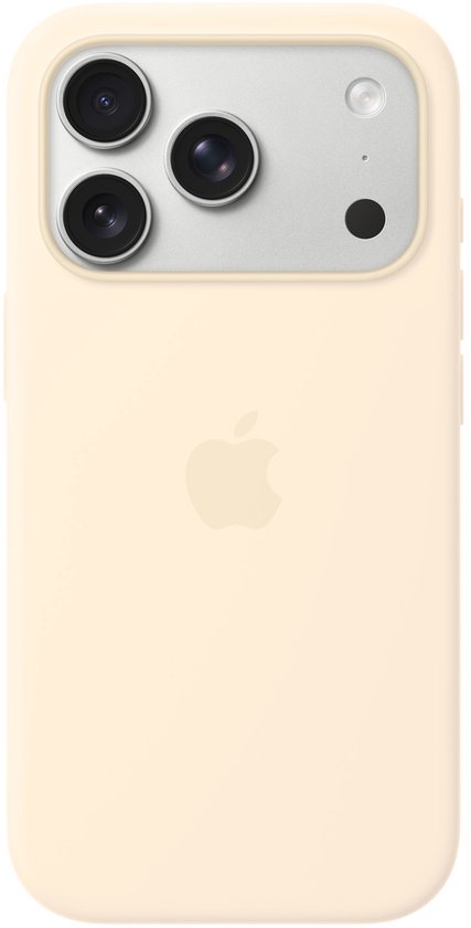 Housse en silicone Apple avec MagSafe pour iPhone 17 Pro - Vanille