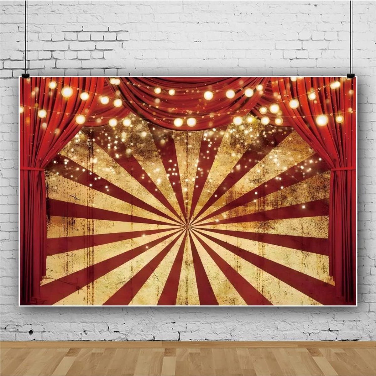 Achtergrond Foto Doek - Fotografie Decoratie - Feest Decoreren - Vinyl Materiaal - 3x2m - Rood