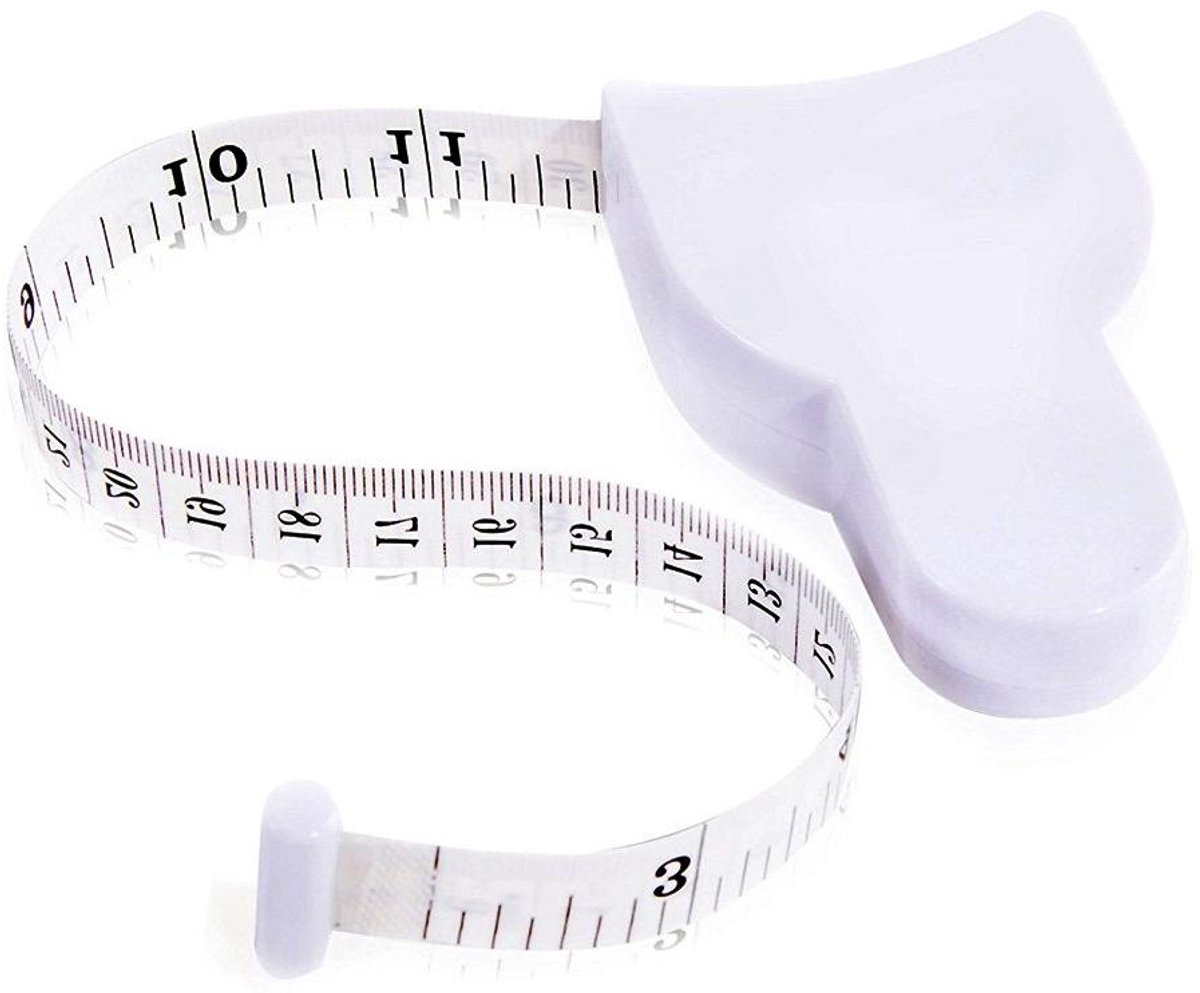 Y-vormige Meetlint - Lichaamsmaat Tape - Gezondheid Meten - Ergonomisch Ontwerp - 150 cm - Wit