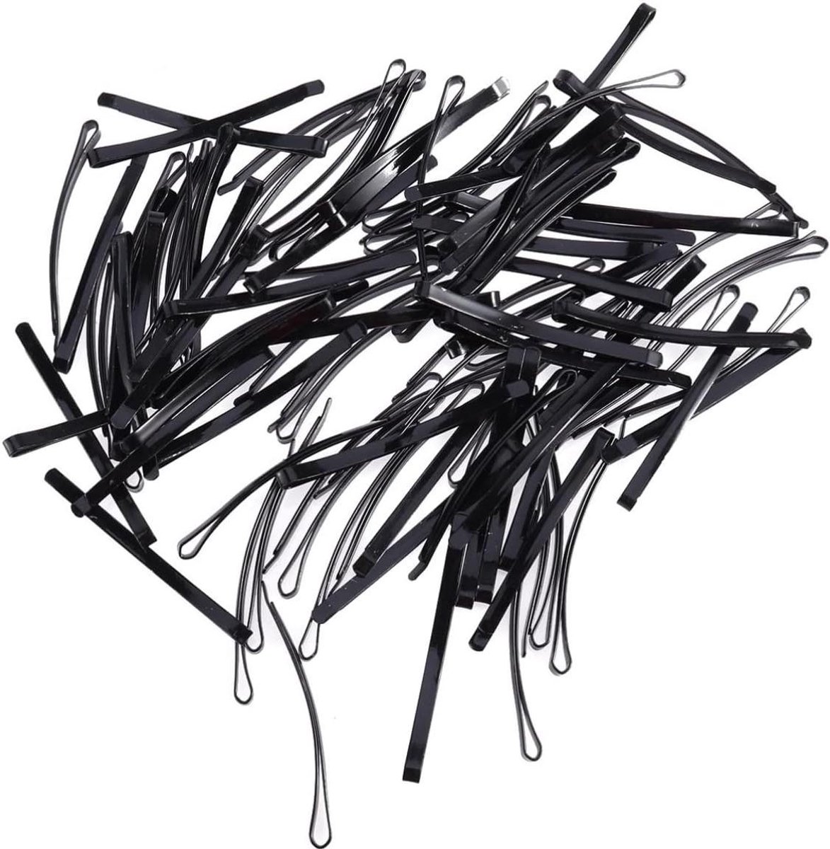 Haarspelden - Bob Pins - Haar Styling - Klassiek Gebogen - 100 stuks - Zwart
