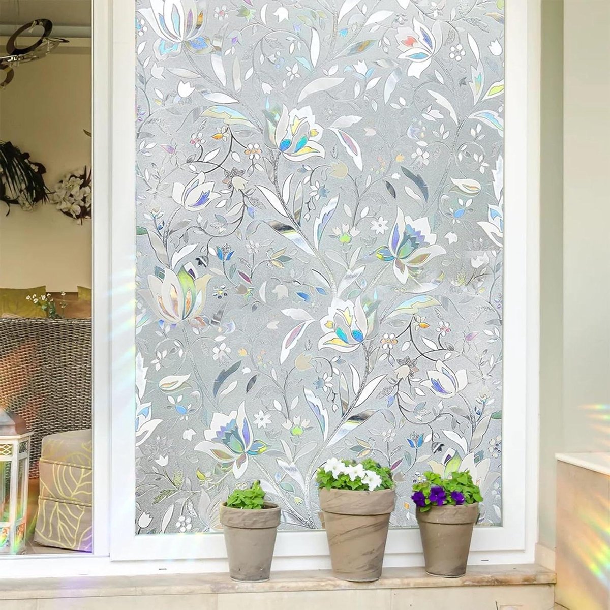 Statische Raamfolie - Privacy folie glas - Privacy creëren thuis - Zonder lijm statisch -