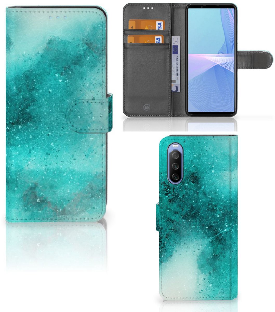 Hoesje Sony Xperia 10 III Painting Blue