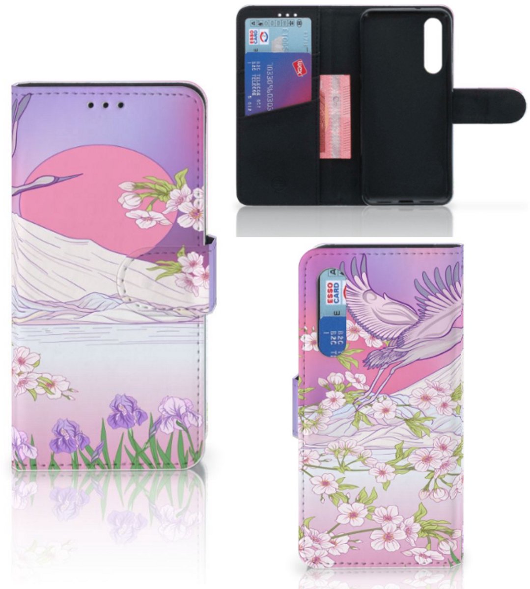 Xiaomi Mi 9 SE Telefoonhoesje met Pasjes Bird Flying