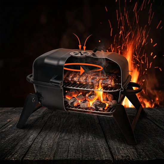 tafelgrill - zwart - 59x34x36 cm - elektrisch — afbeelding 5