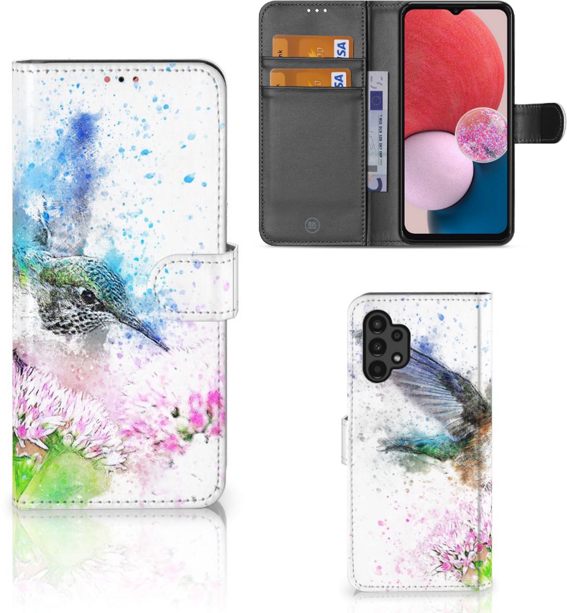 Boekhoesje voor Hoesje Samsung Galaxy A13 (4G) Vogel