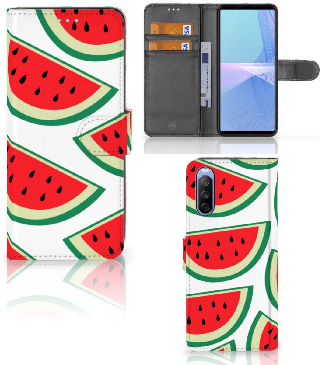 Sony Xperia 10 III Book Cover Watermelons