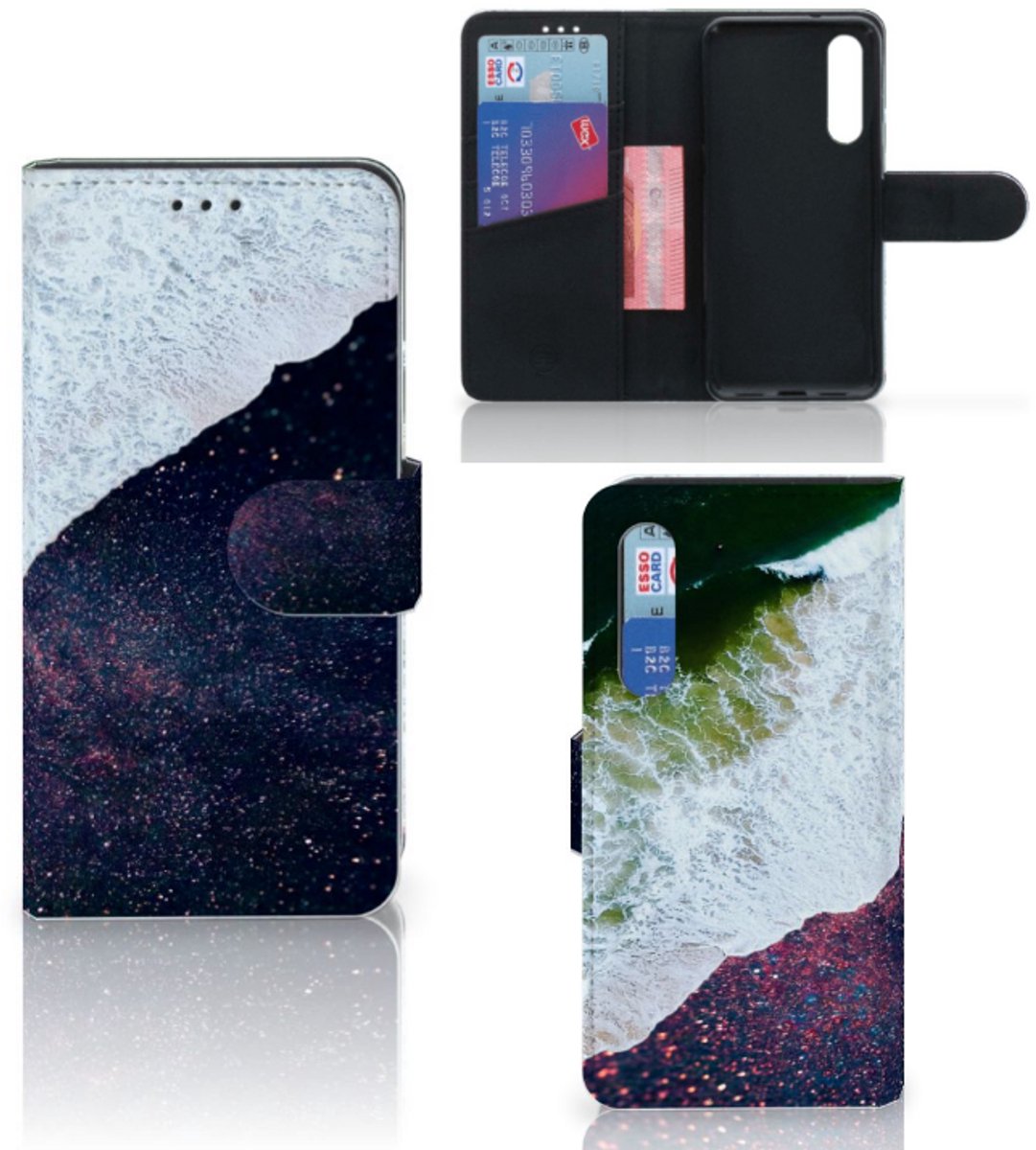 Xiaomi Mi 9 SE Book Case Sea in Space