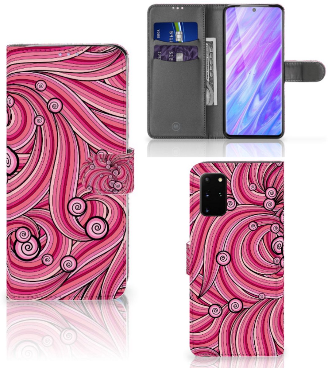 Samsung Galaxy S20 Plus Hoesje Swirl Pink