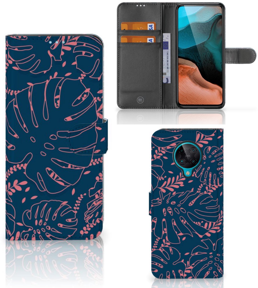 Xiaomi Poco F2 Pro Hoesje Palm Leaves