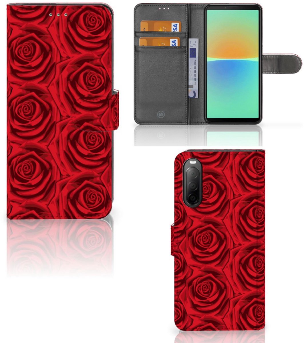 Sony Xperia 10 IV Hoesje Red Roses