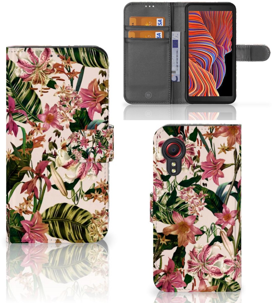 Samsung Galaxy Xcover 5 Hoesje Flowers