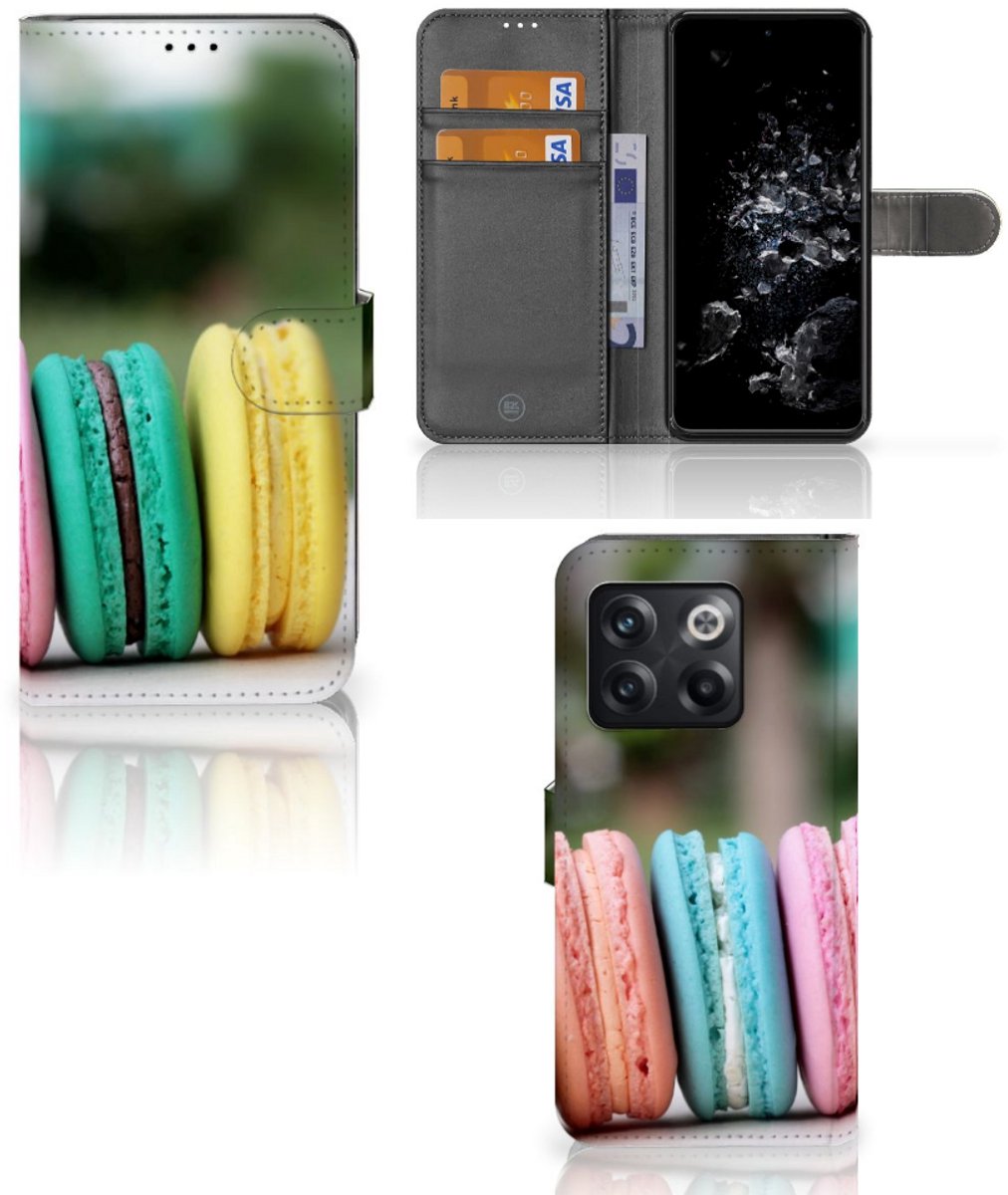OnePlus 10T Book Cover Macarons