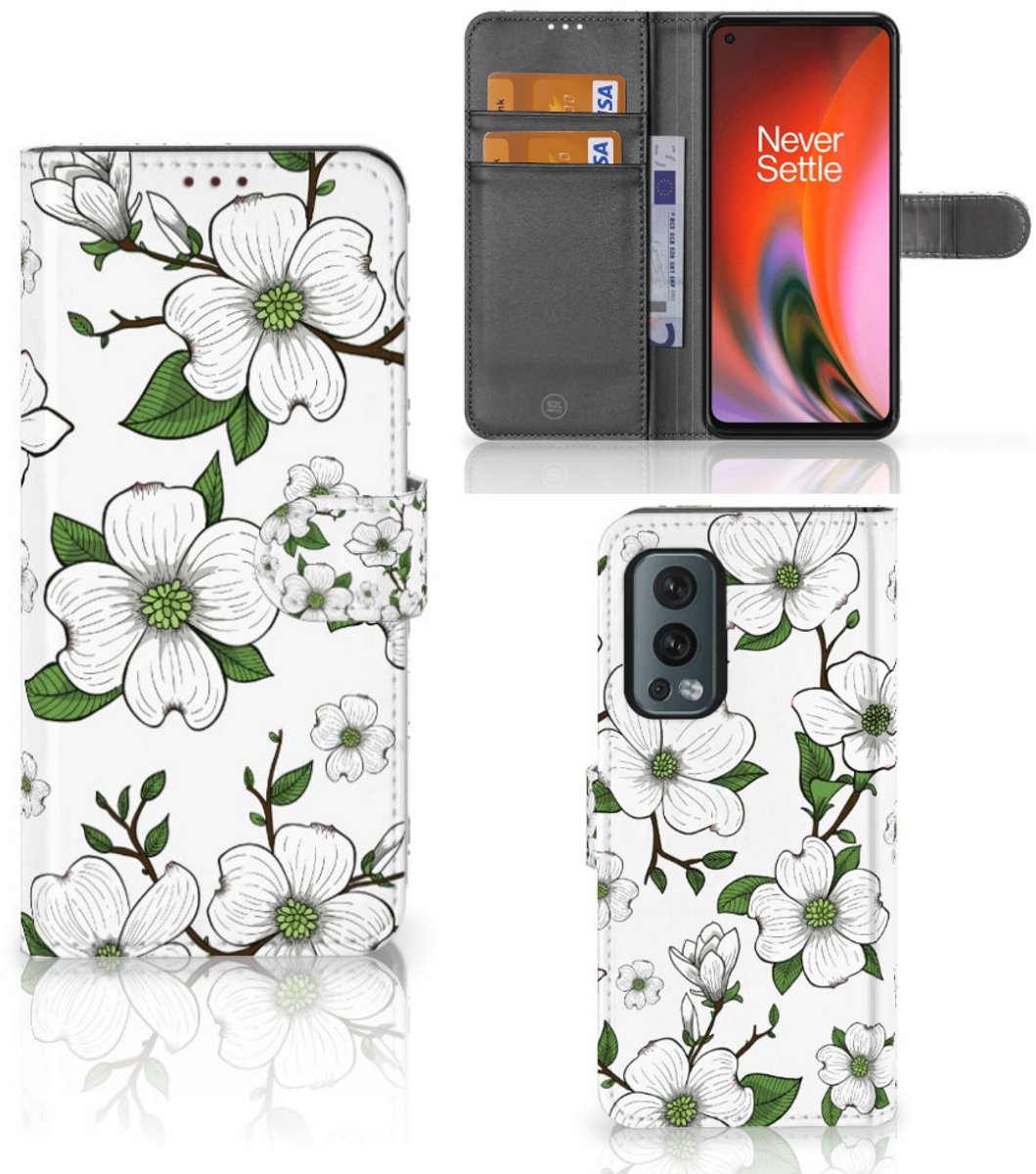 OnePlus Nord 2 5G Hoesje Dogwood Flowers