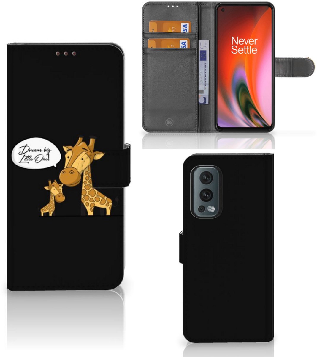 OnePlus Nord 2 5G Leuk Hoesje Giraffe