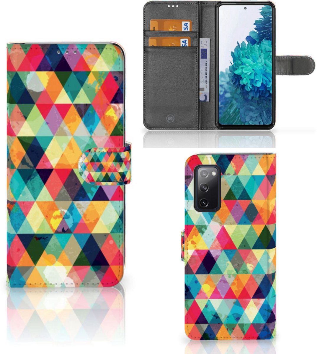 Samsung Galaxy S20 FE Telefoon Hoesje Geruit