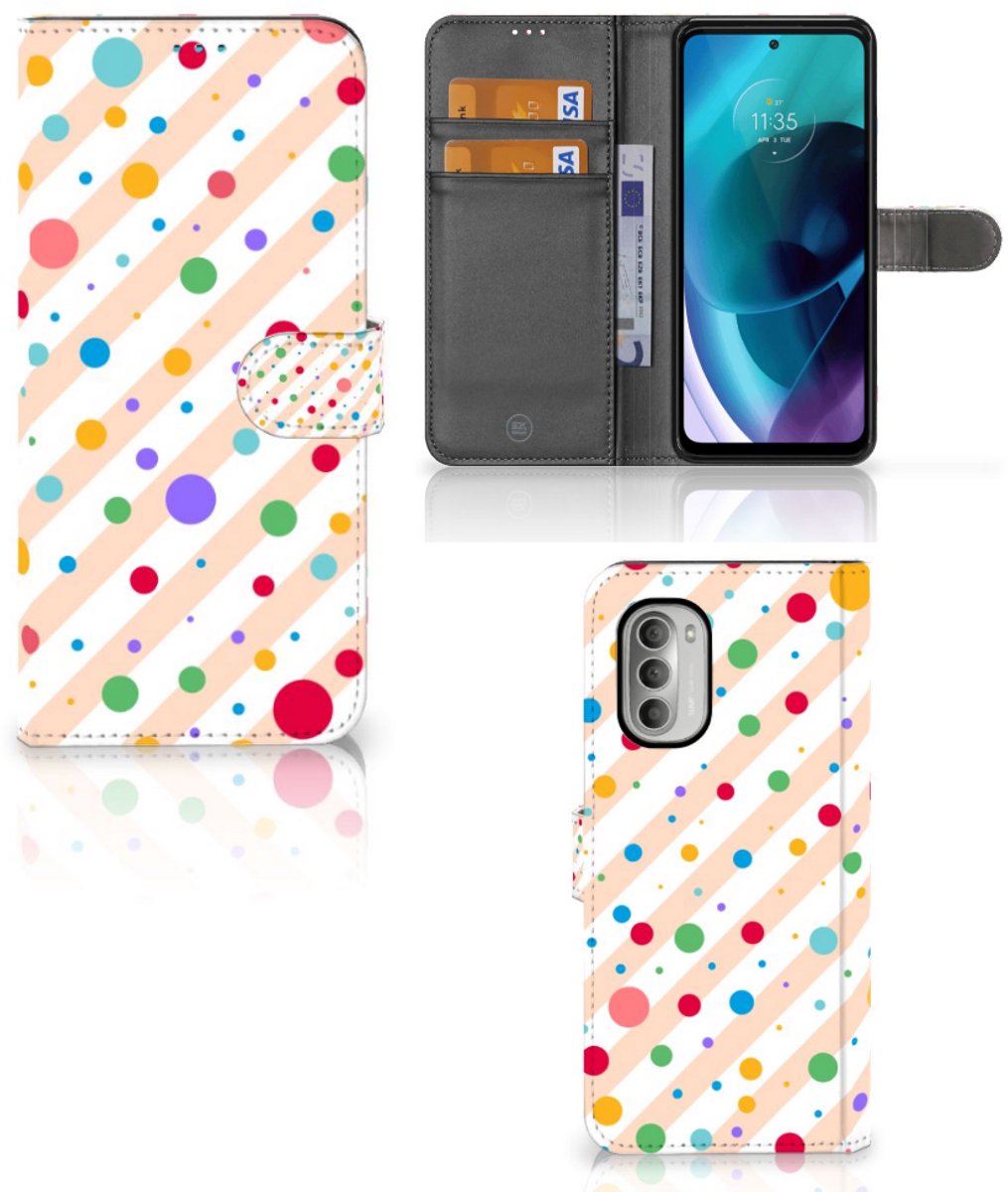 Motorola Moto G51 5G Telefoon Hoesje Dots