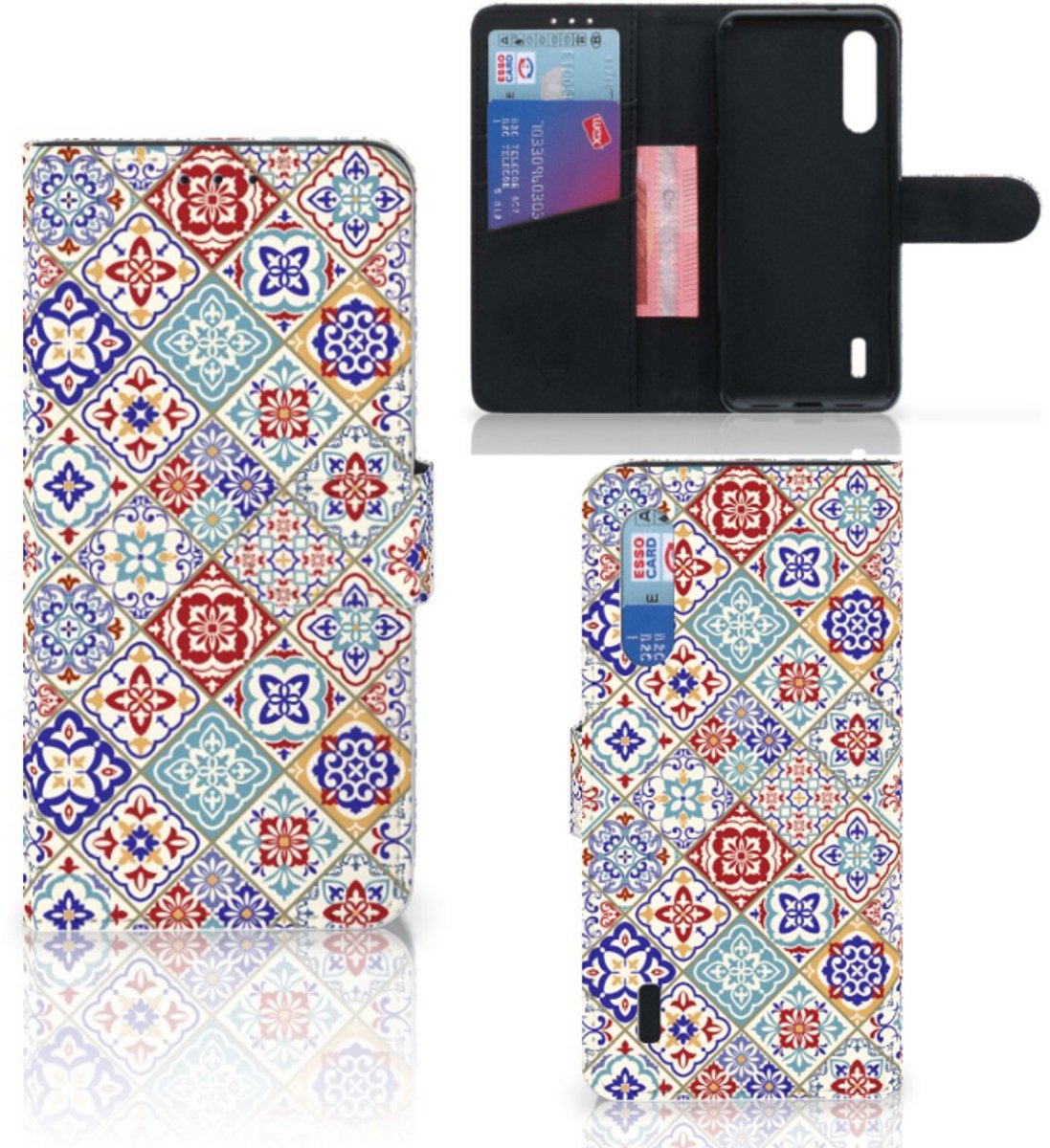Xiaomi Mi 9 Lite Bookcase Tiles Color