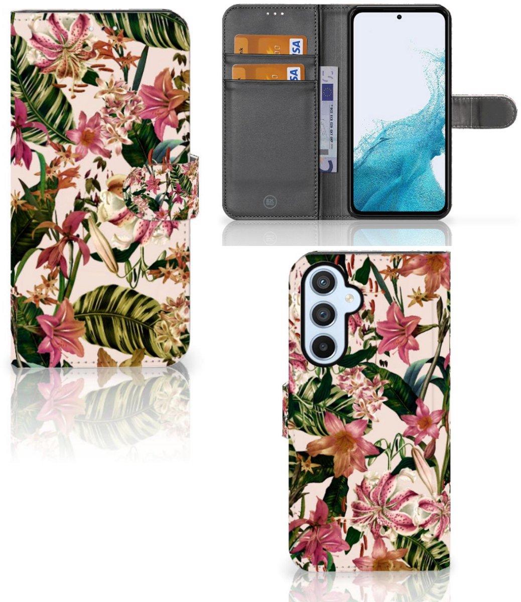Samsung Galaxy A54 5G Hoesje Flowers