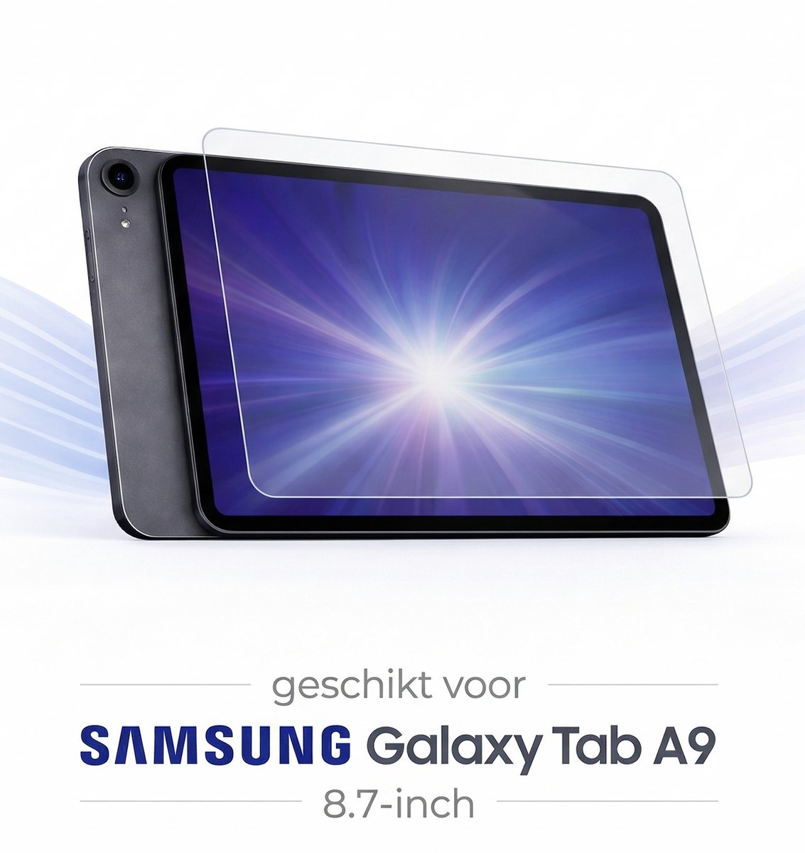 Brosendaal Screenprotector geschikt voor Samsung Galaxy Tab A9 - 8.7inch – Ultradun en Krasbestendig – Kristalhelder door 9H Nano Coating