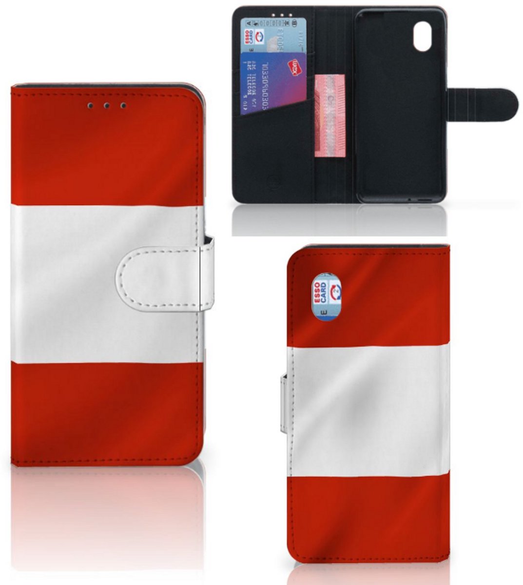 Alcatel 1B (2020) Bookstyle Case Oostenrijk