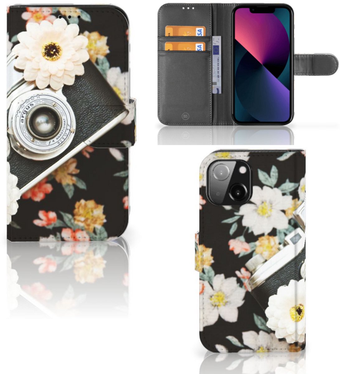 iPhone 13 Mini Telefoonhoesje met foto Vintage Camera