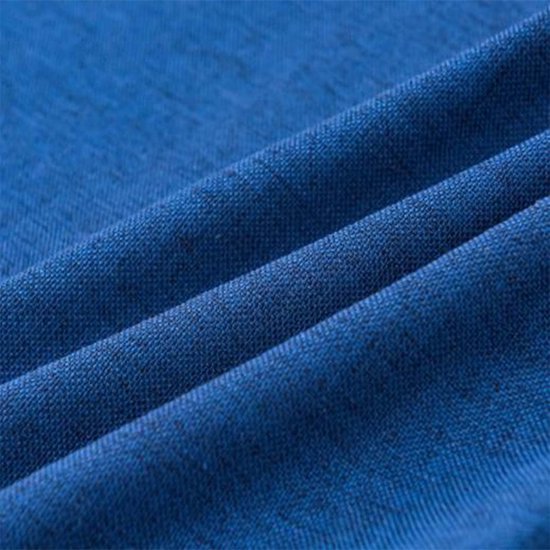 Opvouwbare Matras - Gast Matras - Tijdelijke Slaapplaats - Verwijderbare Wasbare Hoes - 60x200x8cm - Donkerblauw — afbeelding 4