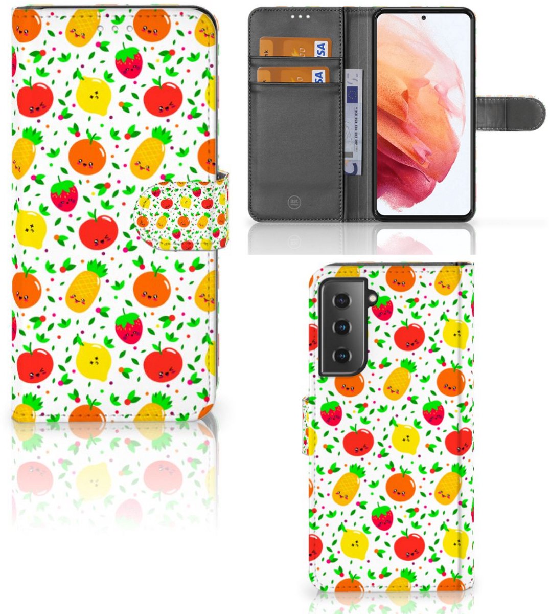 Samsung Galaxy S21 Book Cover Fruits
