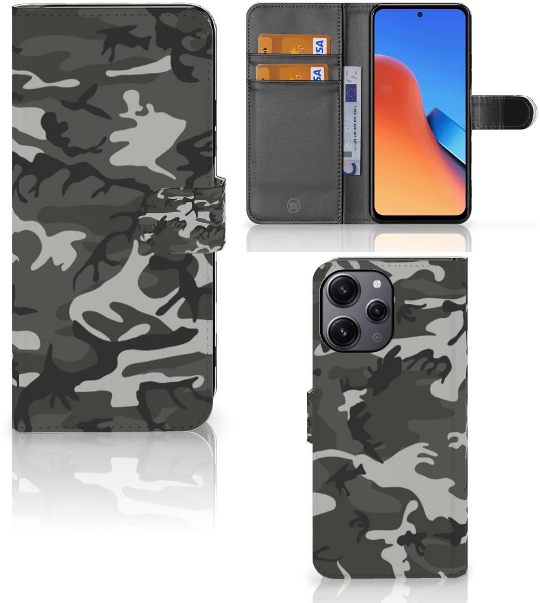 Xiaomi Redmi 12 Telefoon Hoesje Army Light