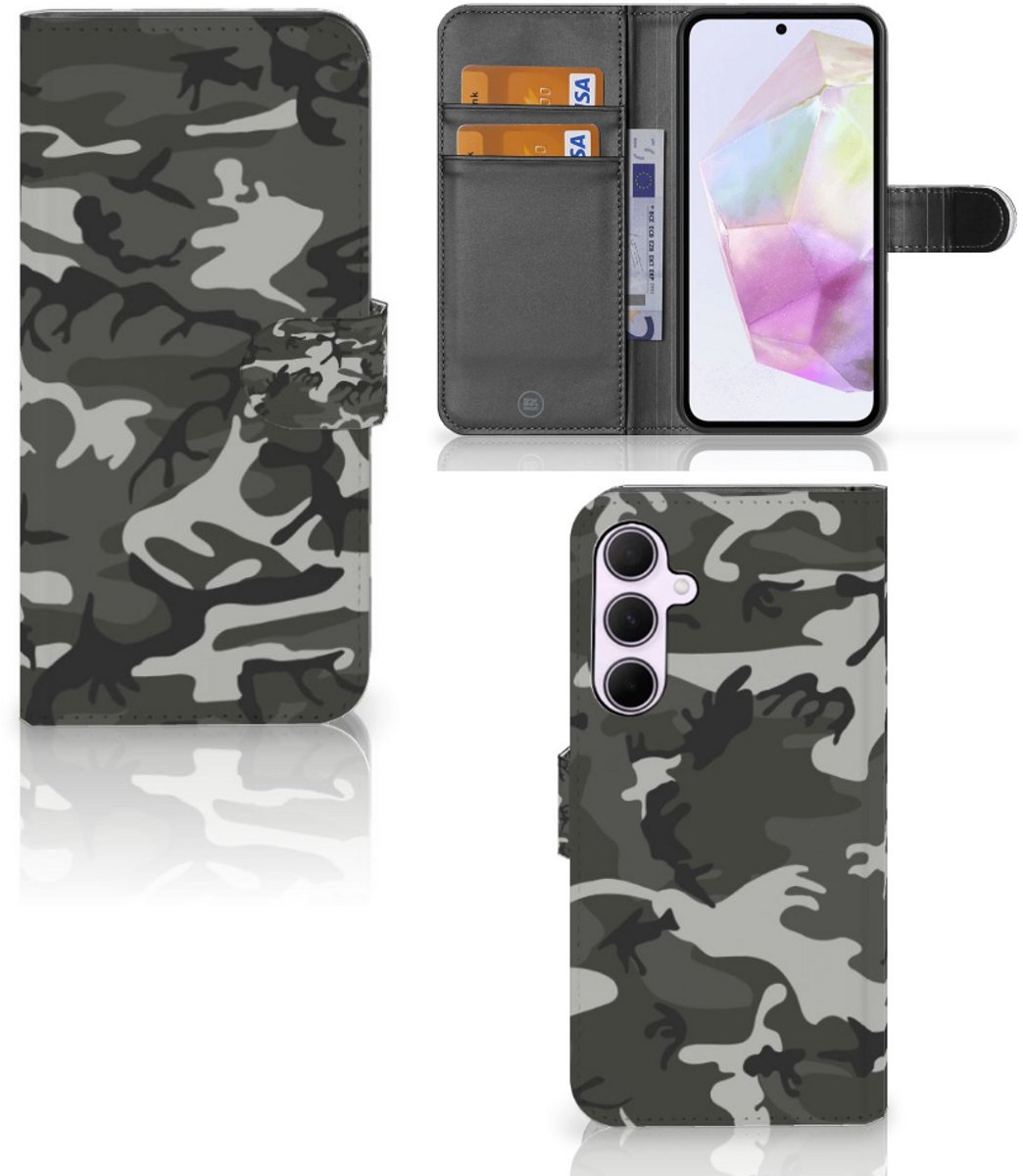 Samsung Galaxy A35 Telefoon Hoesje Army Light