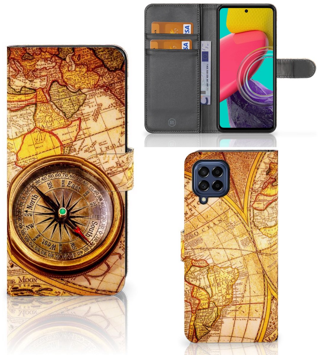 Samsung Galaxy M53 Flip Cover Kompas