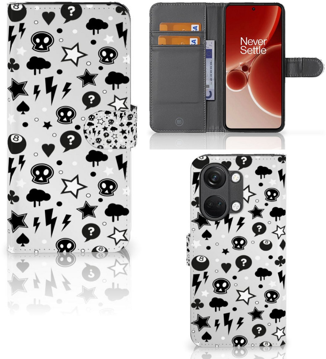 Telefoonhoesje met Naam OnePlus Nord 3 Silver Punk