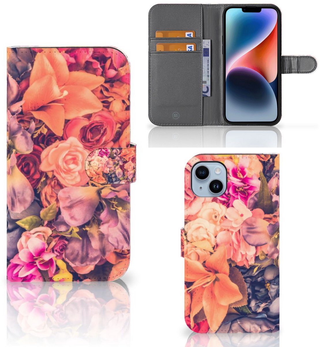 iPhone 15 Plus Hoesje Bosje Bloemen