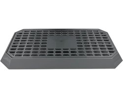 Druppelbak Rechthoekig - Lekbak Plastic - Bar Service - Duurzaam Materiaal - N.v.t. - Zilver