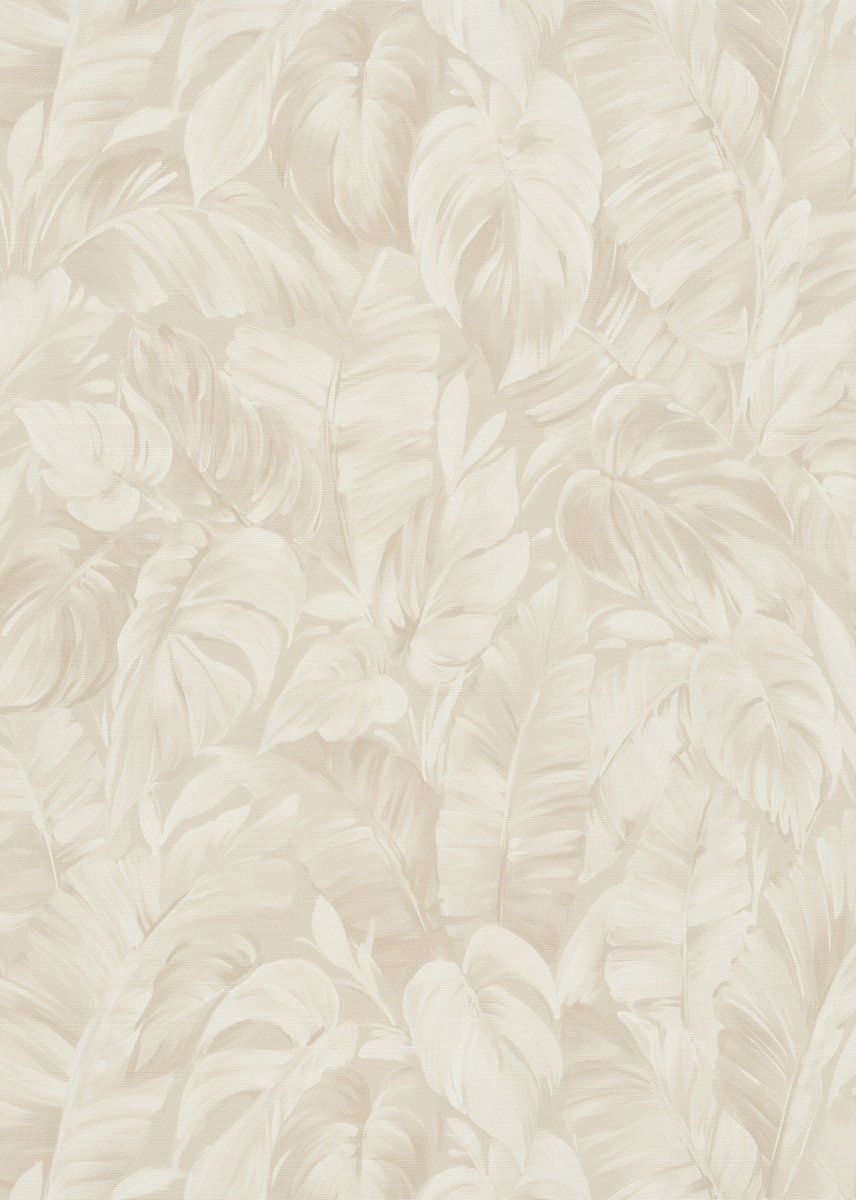 Erismann Vinylbehang 10416-02 - Play of Light - Botanisch Wit - 53cm x 10.05m