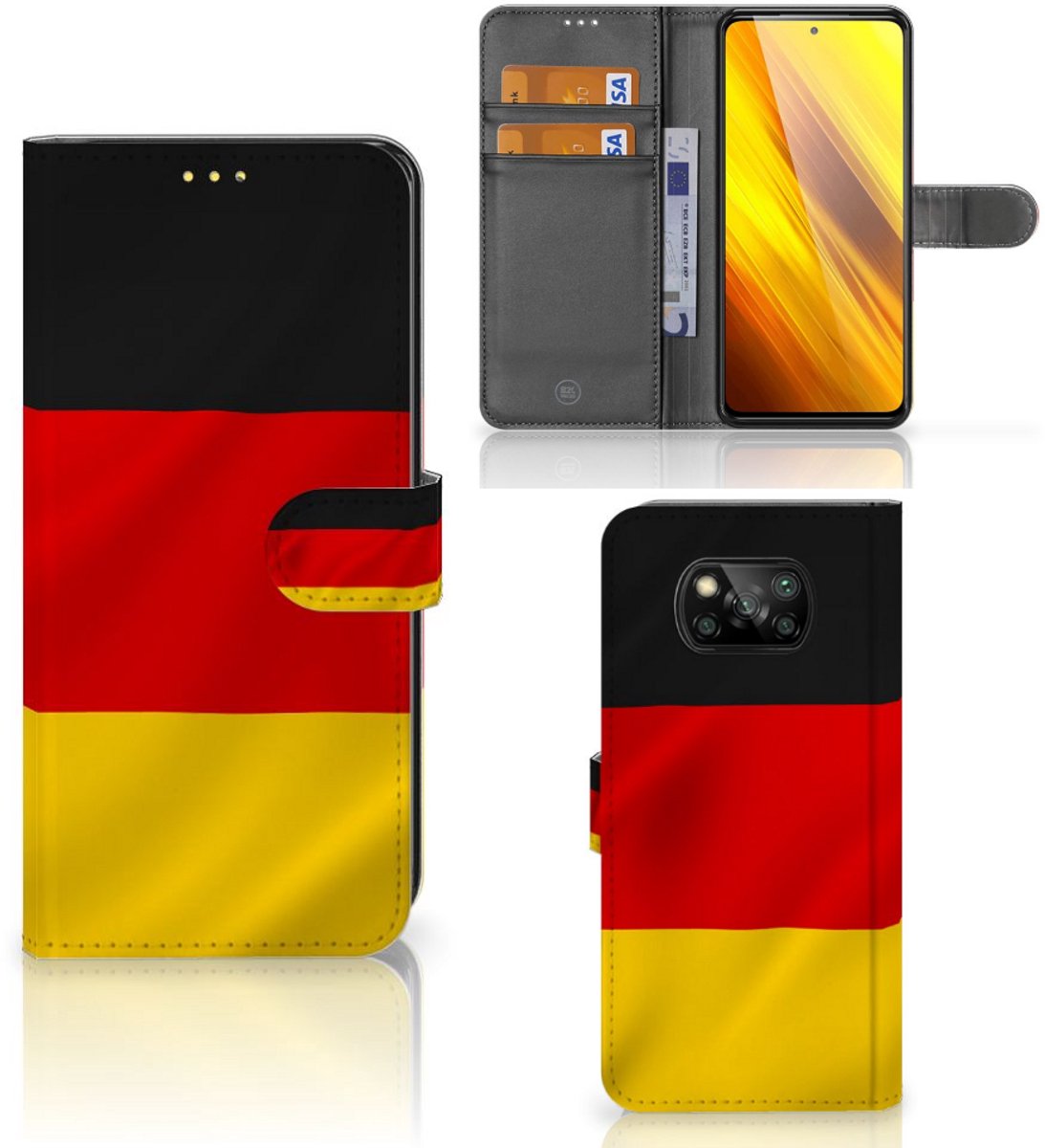 Xiaomi Poco X3 | Poco X3 Pro Bookstyle Case Duitsland
