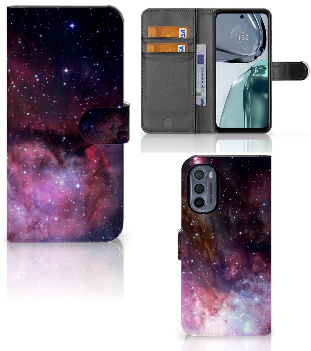 Book Case voor Motorola Moto G62 5G Galaxy