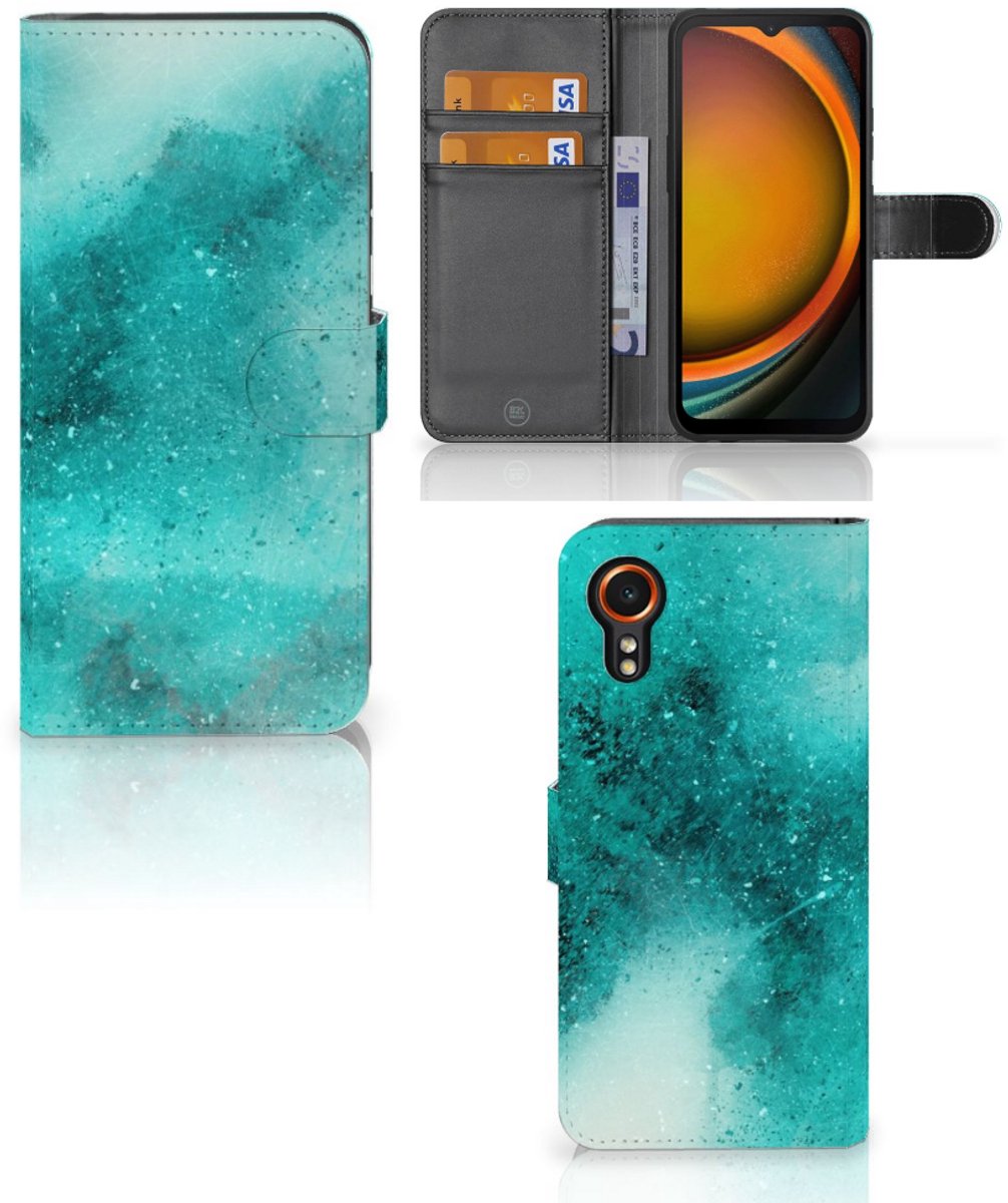 Hoesje Samsung Galaxy Xcover 7 Painting Blue