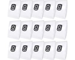 15 stuks Vervangende filterzakken - voor robotstofzuigers -compatibel met Rowenta ZR200520/540/720/ZR200540/ZR200720/RO64xx/RO63xx/RO68xx/RO39x