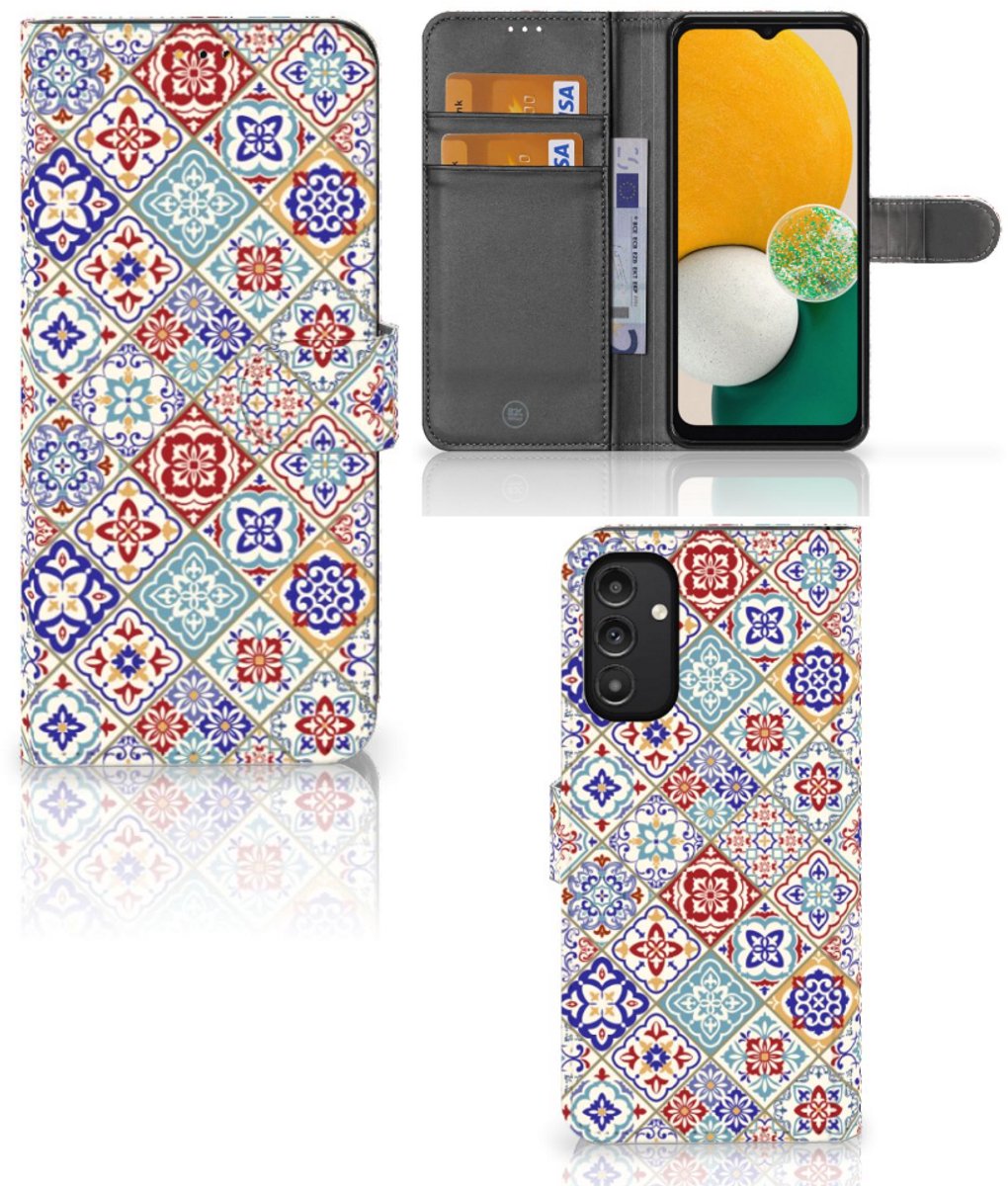 Samsung Galaxy A14 5G Bookcase Tiles Color