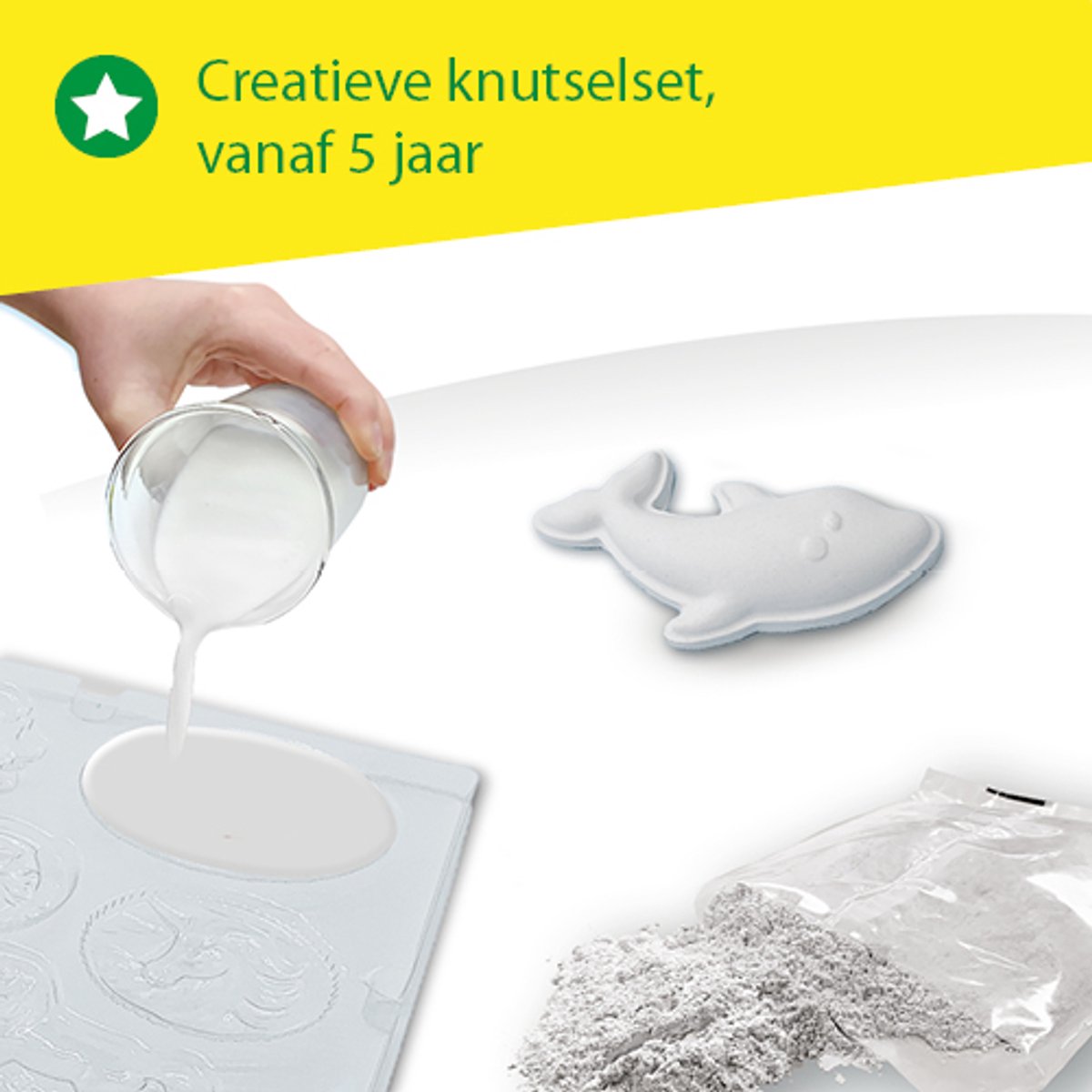 SES Creative - Hobby Pink - Gieten en Schilderen - Oceaan Figuren - Knutselen Meisjes - Sneldrogend - Vanaf 5 jaar — afbeelding 5