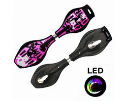 wave board met licht waveboards skate wave roos roze StreetSurfing Board Wave Props gratis draagtas