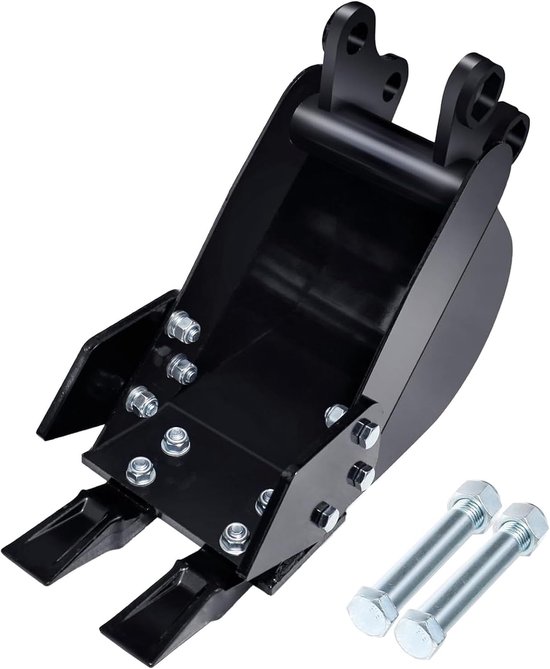 Smalle Graafbak - Mini Graafmachine Bak - Sleuf Graven - Gelegeerd Staal - 20cm Breed — afbeelding 5