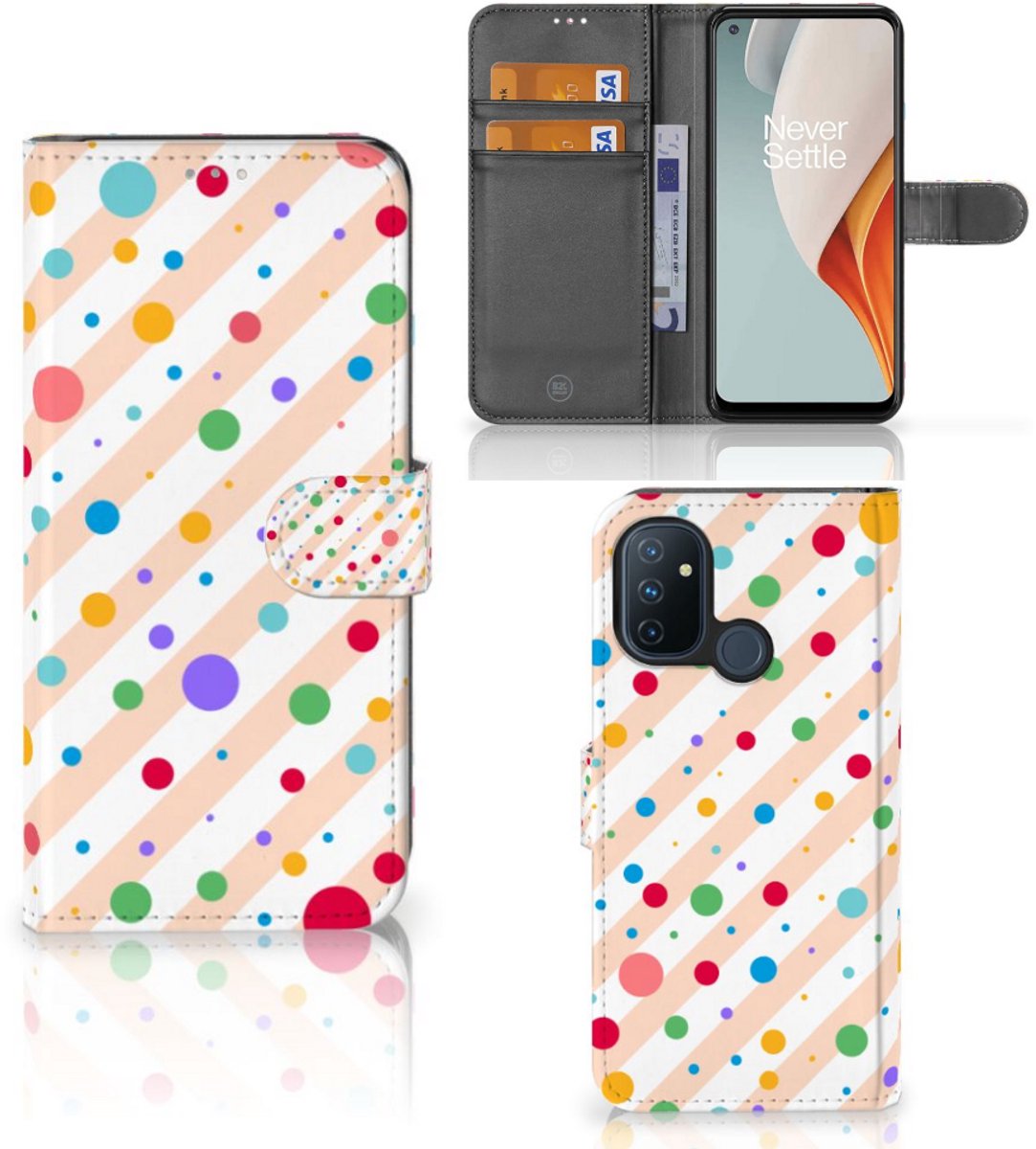 OnePlus Nord N100 Telefoon Hoesje Dots