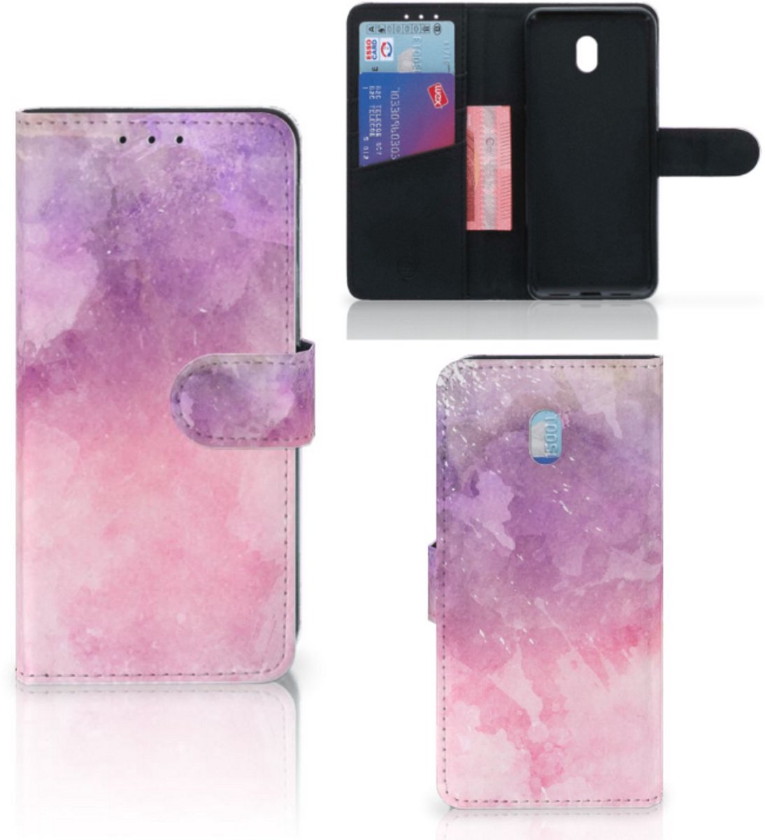Hoesje Xiaomi Redmi 8A Pink Purple Paint