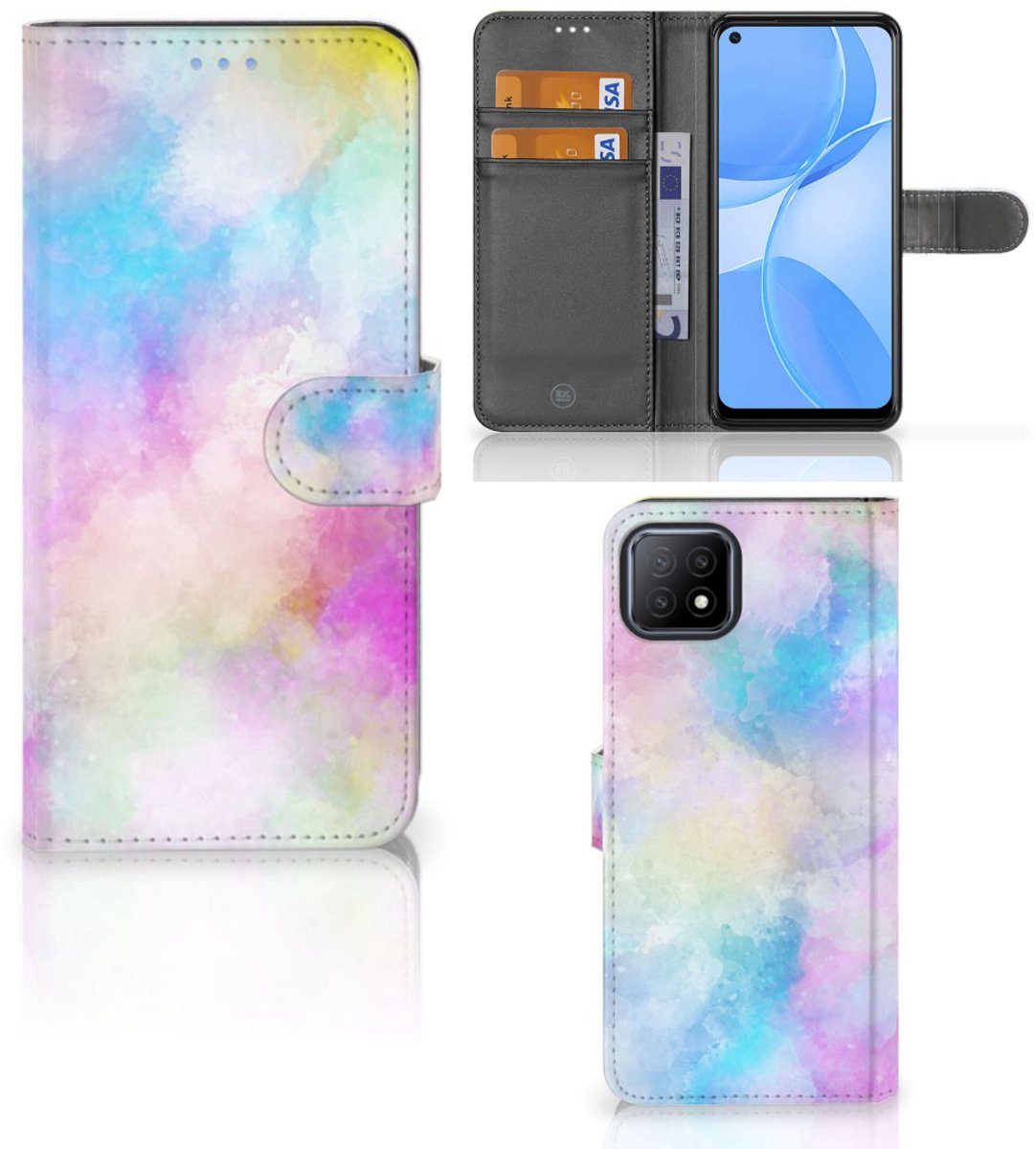Hoesje OPPO A73 5G Watercolor Light