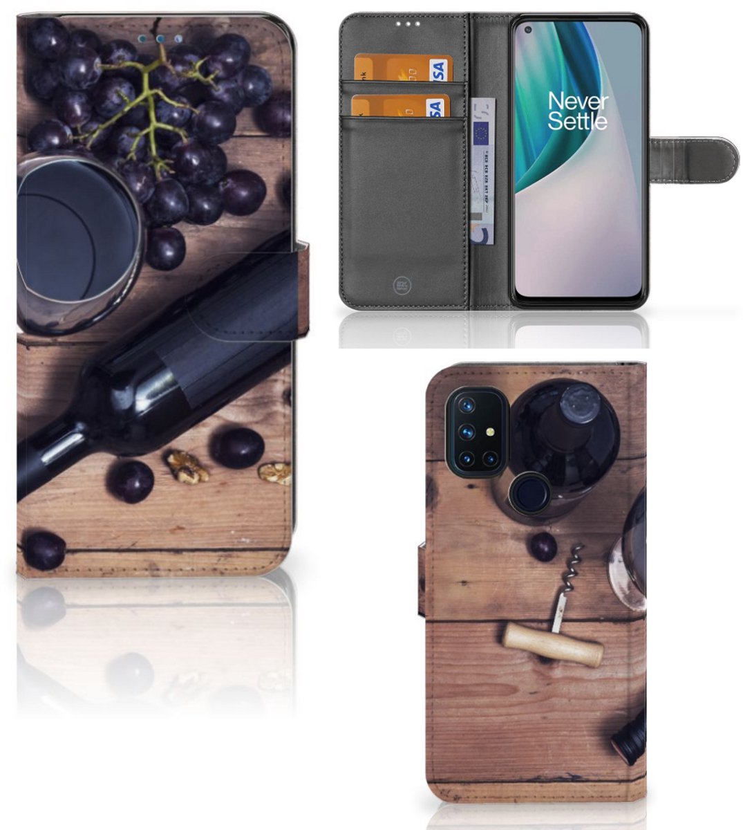 OnePlus Nord N10 Book Cover Wijn