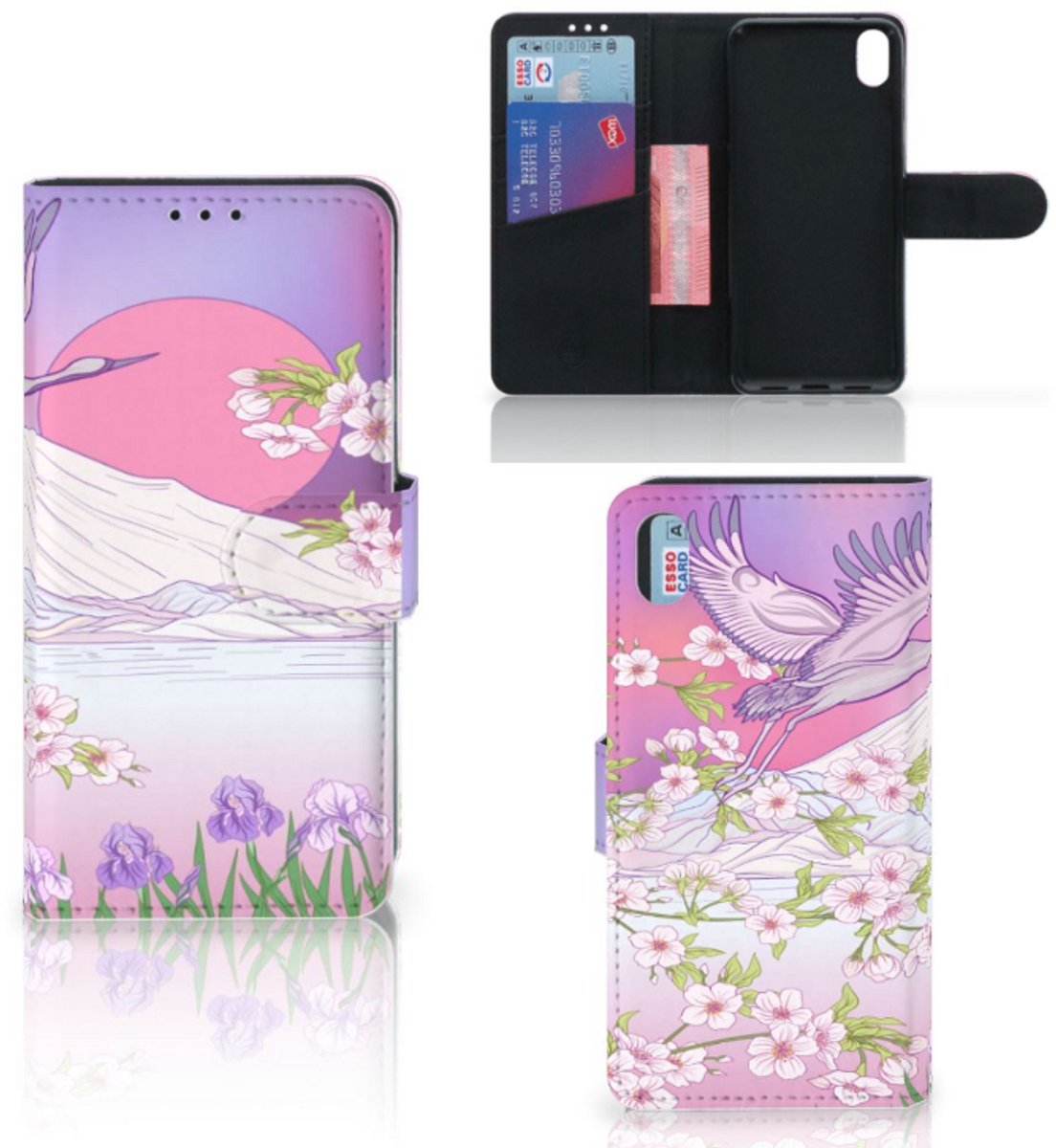 Xiaomi Redmi 7A Telefoonhoesje met Pasjes Bird Flying