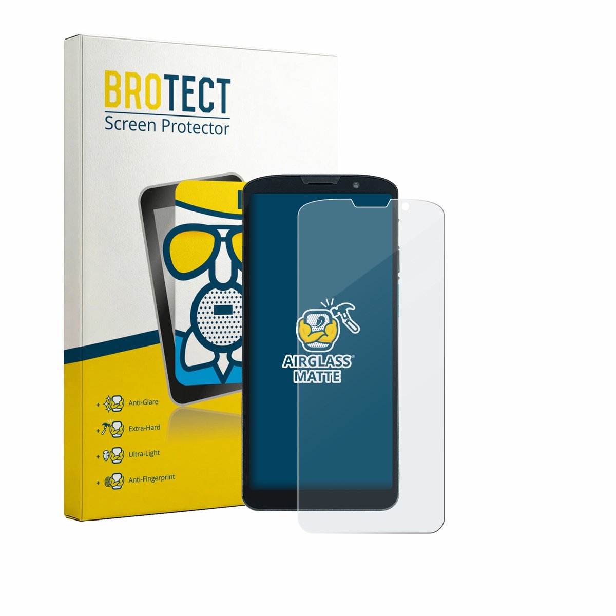 BROTECT - Screenprotector voor Unitech EA630 - Folie Beschermfolie Beschermglas matte